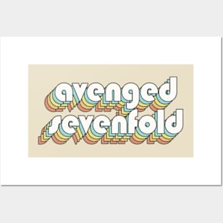 Retro Avenged Sevenfold Posters and Art